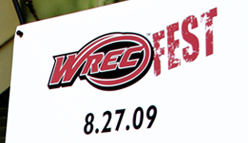 Photo of WREC sign