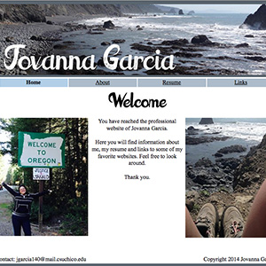 Jovanna Garcia Web Resume