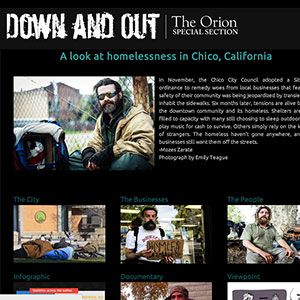 Homeless multimedia feature package